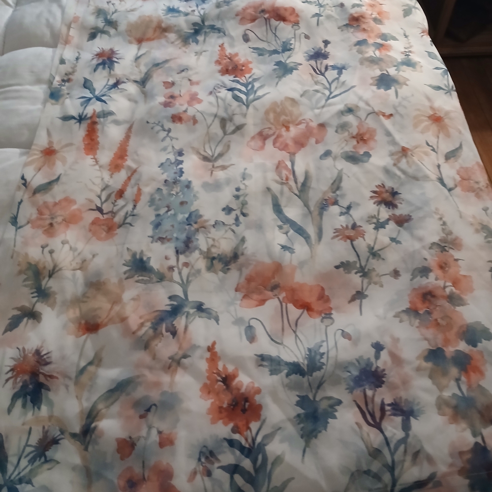 Floral Patterned Curtain/Sheers